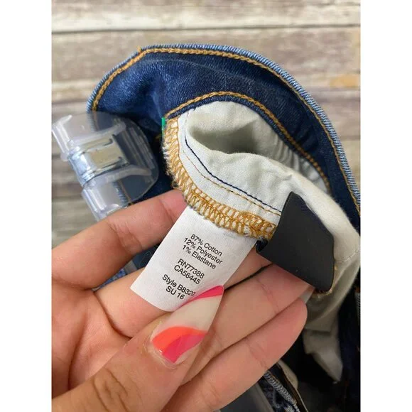 J.Crew Jeans Toothpick Skinny 24 x 28" Inseam Medium Blue Wash - Picture 5 of 5